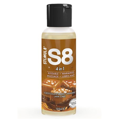 Stimul8 S8 - Lubrificante 4 in 1 al Cioccolato e Caramello Salato 125 ML