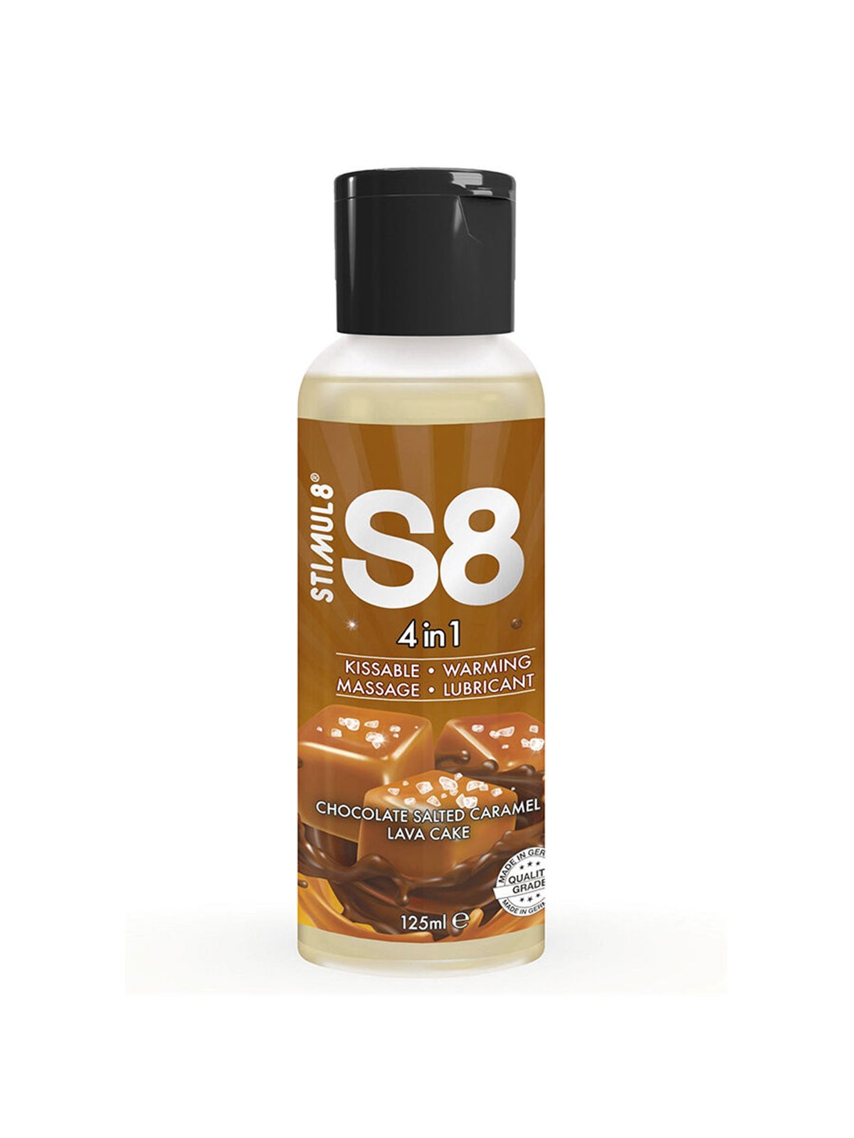 Stimul8 S8 - Lubrificante 4 in 1 al Cioccolato e Caramello Salato 125 ML