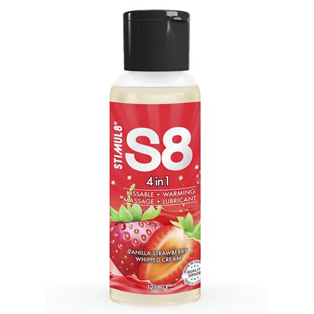 Stimul8 S8 - Lubrificante 4 in 1 alla Fragola 125 ML