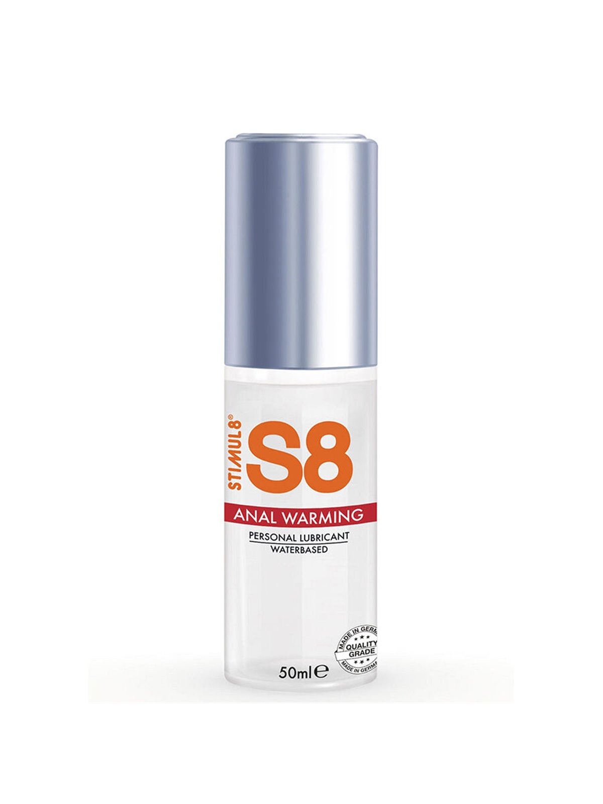 Stimul8 S8 - Lubrificante Anale a Base d'Acqua Effetto Calore 50 ML