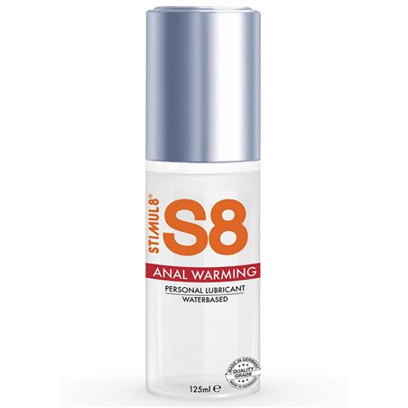 Stimul8 S8 - Lubrificante Anale a Base d'Acqua Effetto Calore 125 ML