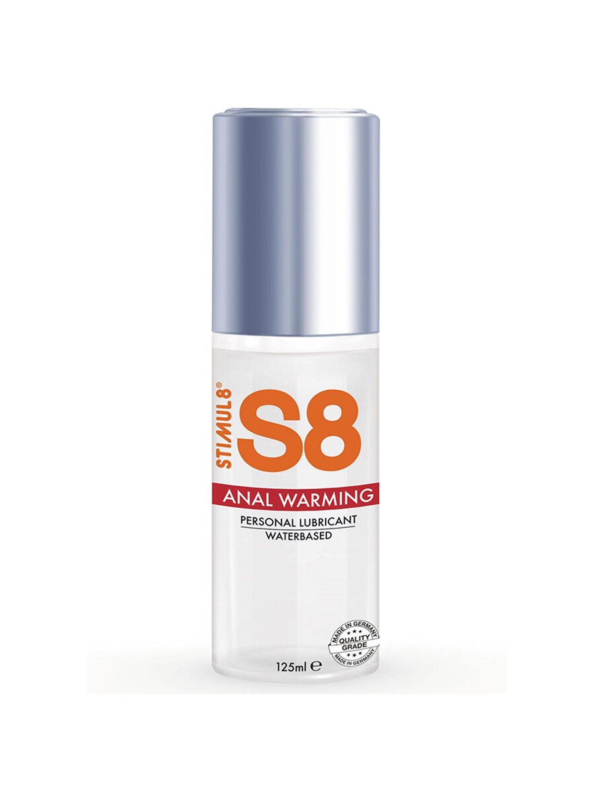 Stimul8 S8 - Lubrificante Anale a Base d'Acqua Effetto Calore 125 ML