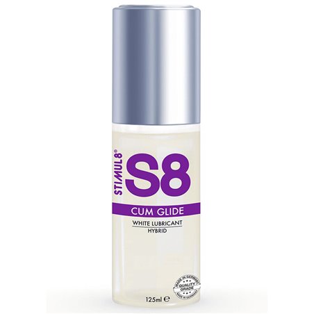 Stimul8 S8 Cum Glide - Lubrificante Ibrido Effetto Sperma 125 ML