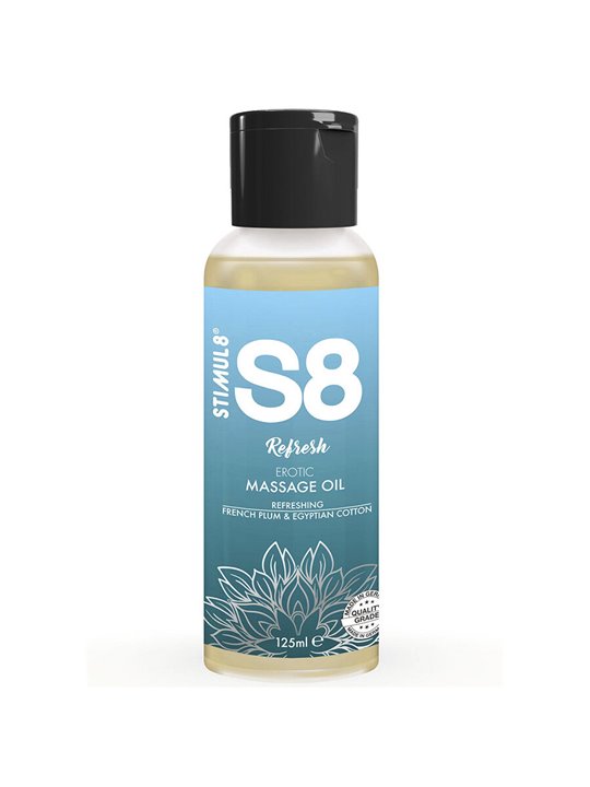 Stimul8 S8 Refresh - Olio per Massaggio Erotico 125 ML