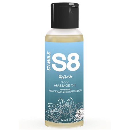 Stimul8 S8 Refresh - Olio per Massaggio Erotico 125 ML