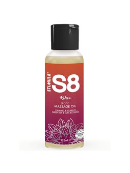 Stimul8 S8 Relax - Olio per Massaggio Erotico 125 ML