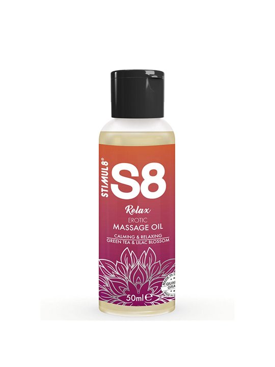 Stimul8 S8 Relax - Olio per Massaggio Erotico 50 ML