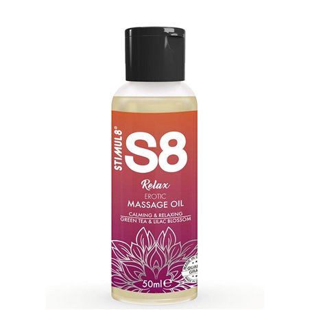 Stimul8 S8 Relax - Olio per Massaggio Erotico 50 ML