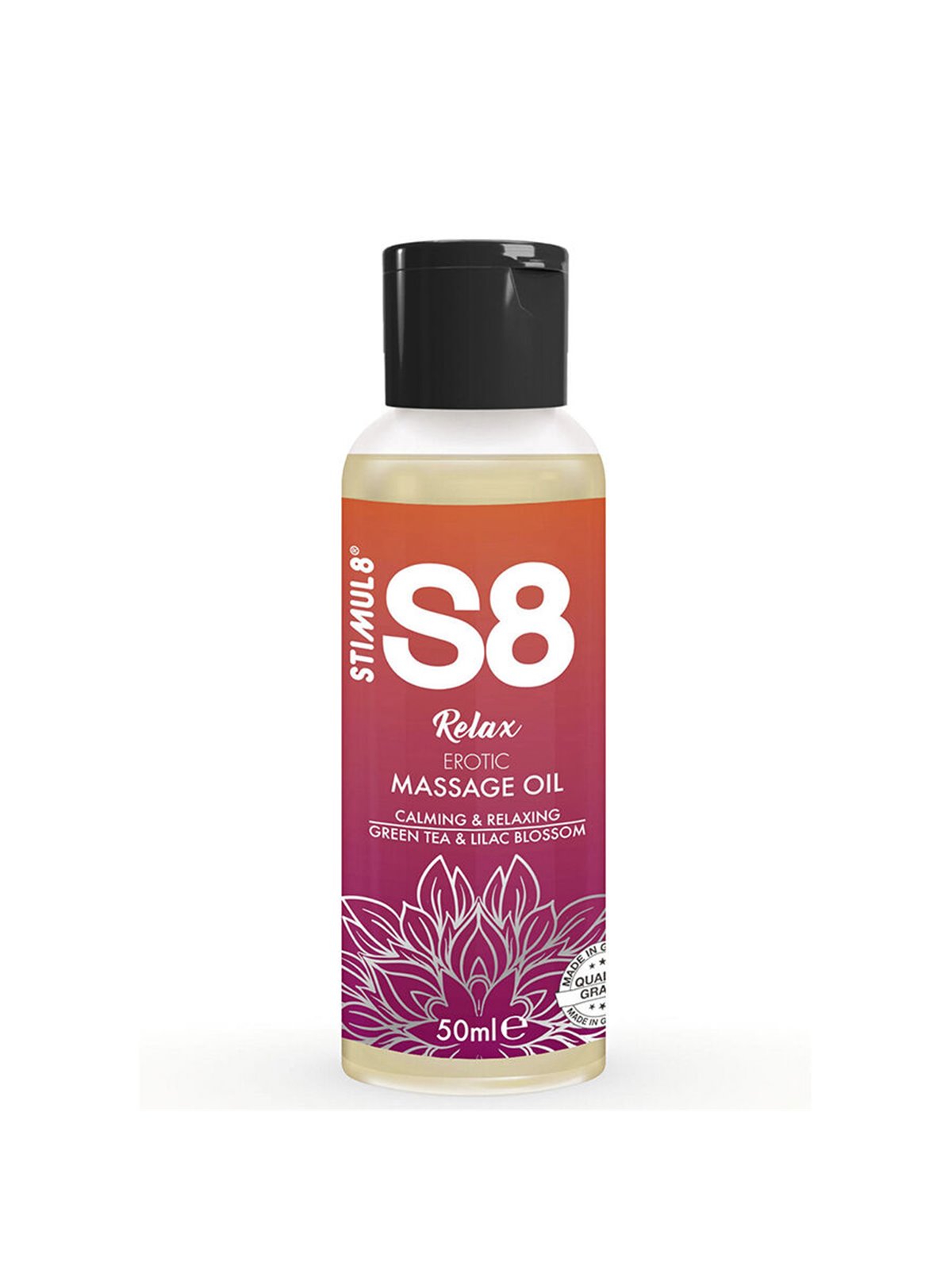 Stimul8 S8 Relax - Olio per Massaggio Erotico 50 ML