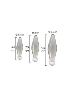 Toyjoy Finger Rimmer - Dilatatore Anale a Forma di Dito 3 Pezzi