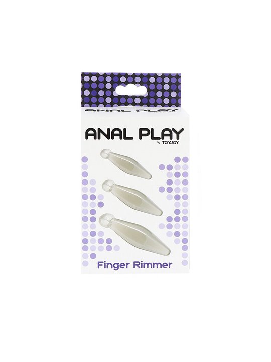 Toyjoy Finger Rimmer - Dilatatore Anale a Forma di Dito 3 Pezzi