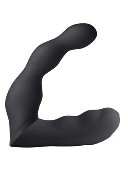 Rocks-Off - Flexible Black Silicone Prostate and Anal Vibrator