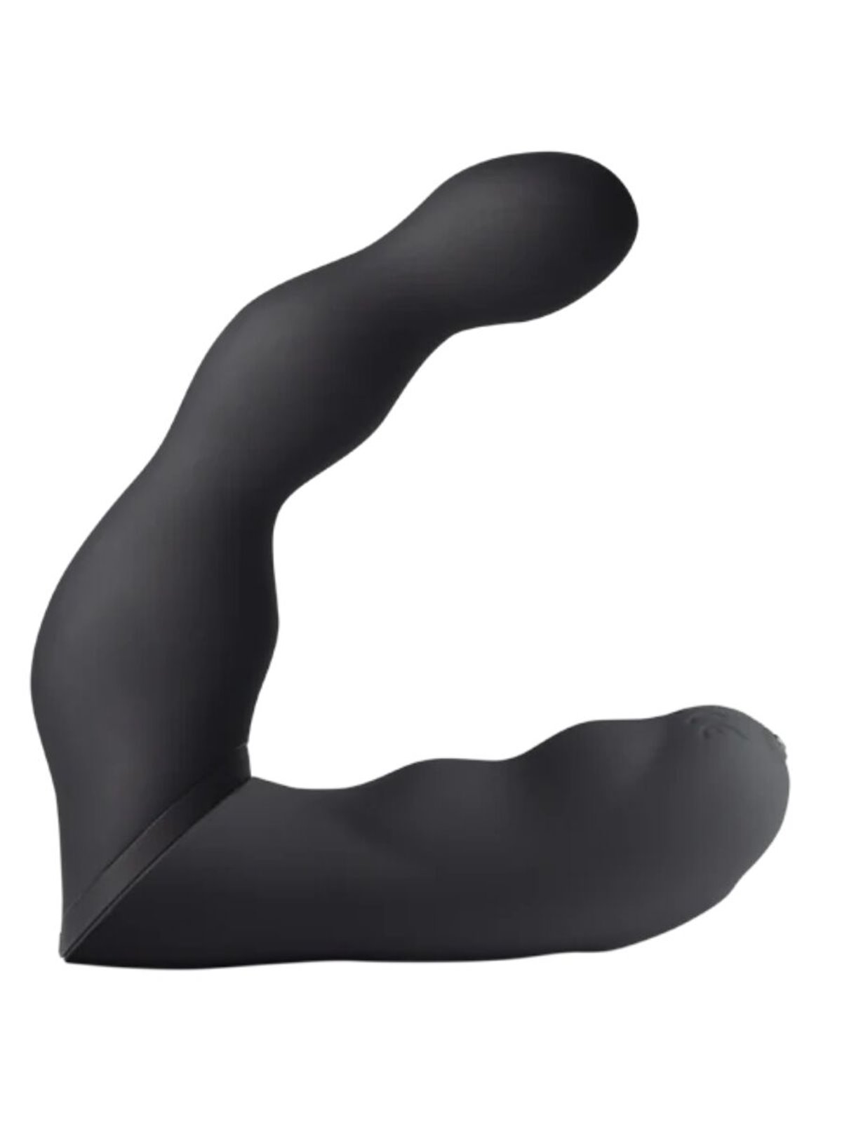 Rocks-Off - Flexible Black Silicone Prostate and Anal Vibrator