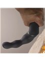 Rocks-Off - Flexible Black Silicone Prostate and Anal Vibrator