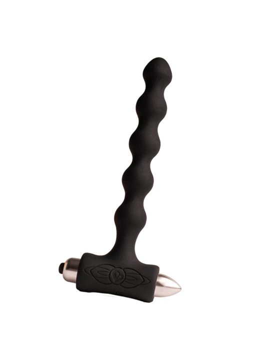 Rocks-Off Petite Sensations Pearls - Black Vibrating Anal Plug