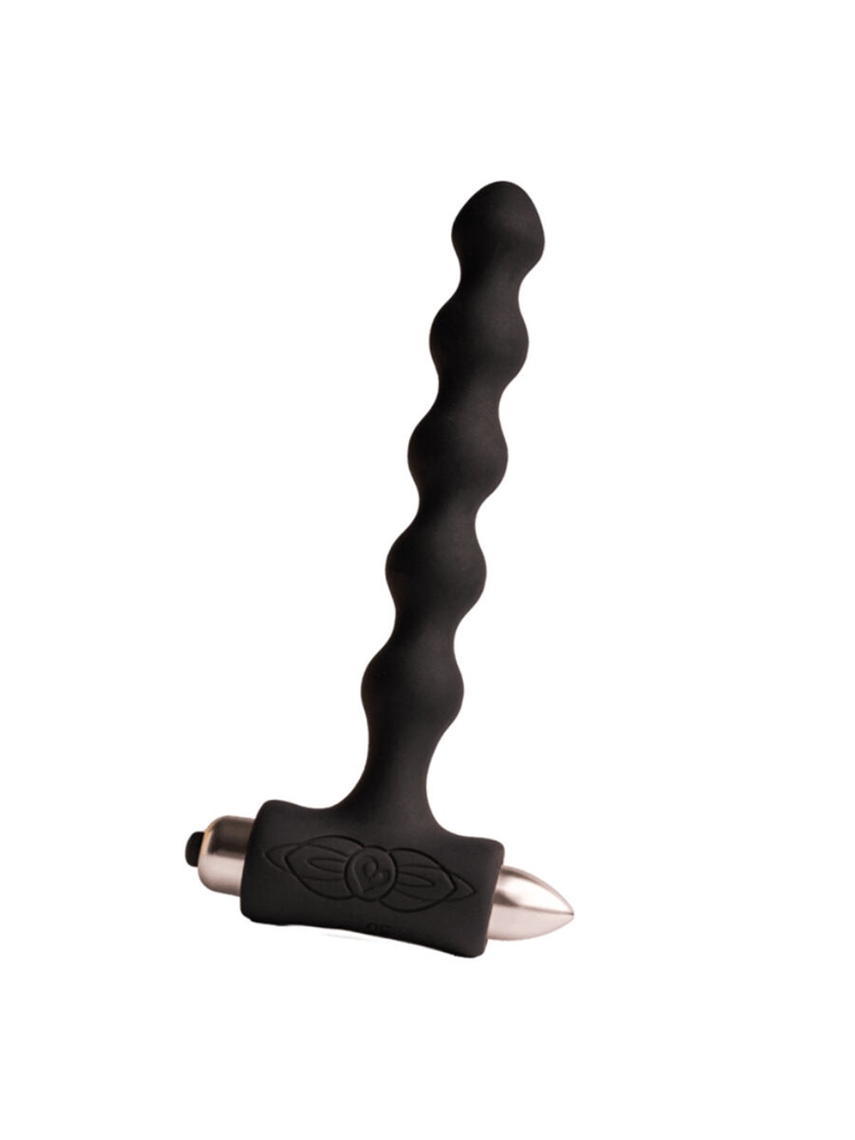 Rocks-Off Petite Sensations Pearls - Black Vibrating Anal Plug