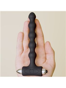 Rocks-Off Petite Sensations Pearls - Black Vibrating Anal Plug