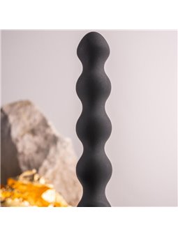 Rocks-Off Petite Sensations Pearls - Black Vibrating Anal Plug