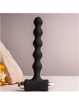 Rocks-Off Petite Sensations Pearls - Black Vibrating Anal Plug