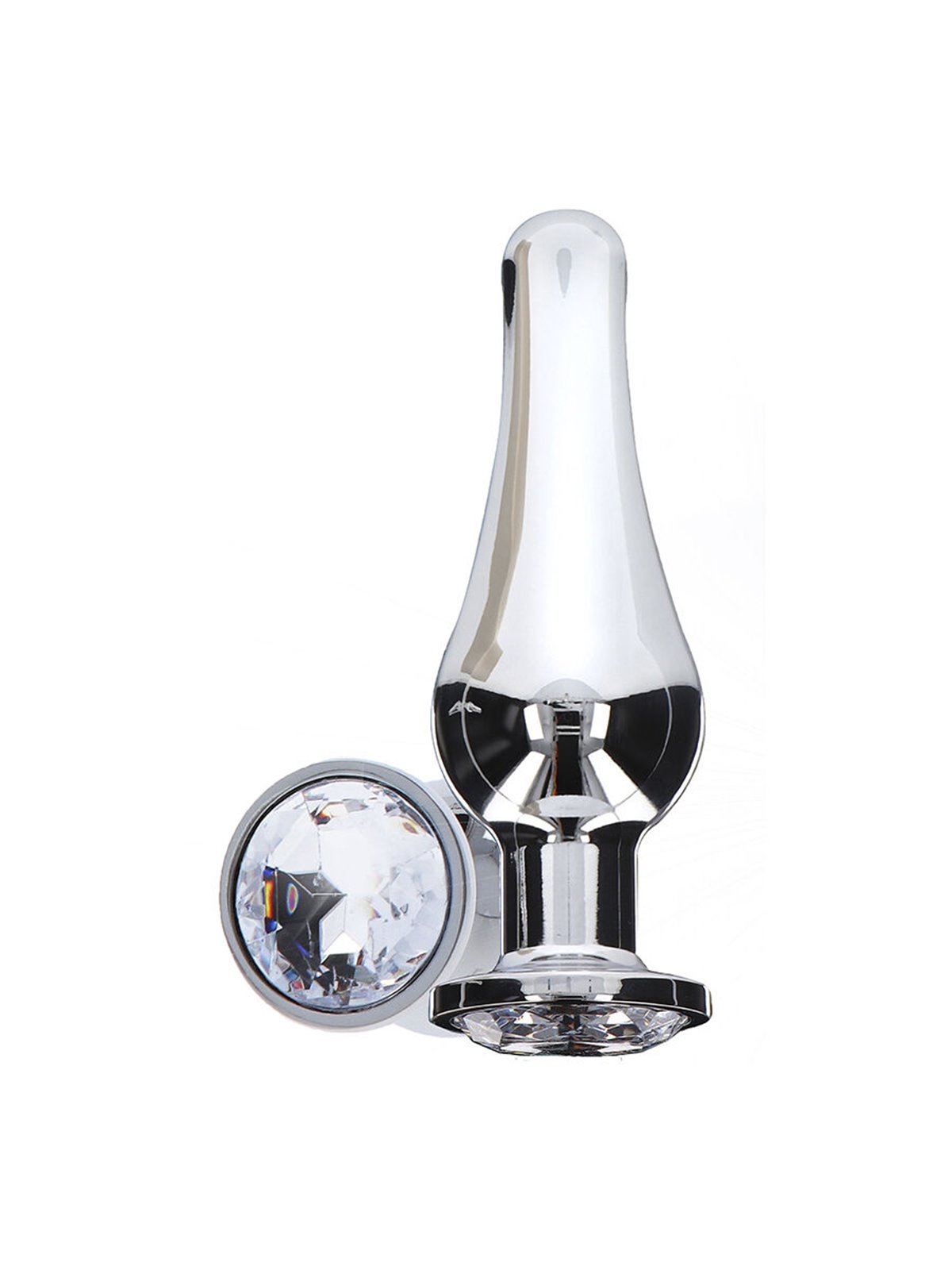 Toyjoy Diamond Bum Bijou Small - Plug Anale in Alluminio con Diamante