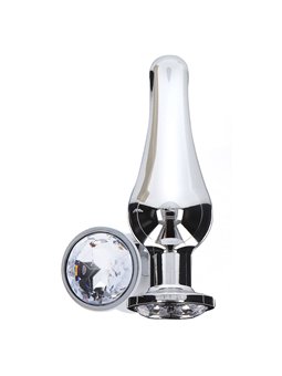 Toyjoy Diamond Bum Bijou Medium - Plug Anale in Alluminio con Diamante