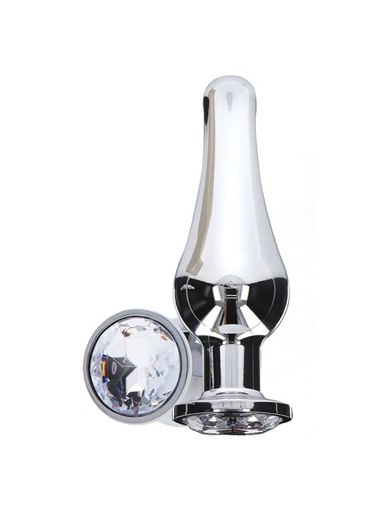 Toyjoy Diamond Bum Bijou Medium - Plug Anale in Alluminio con Diamante