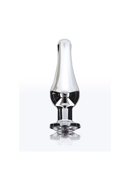 Toyjoy Diamond Bum Bijou Medium - Plug Anale in Alluminio con Diamante
