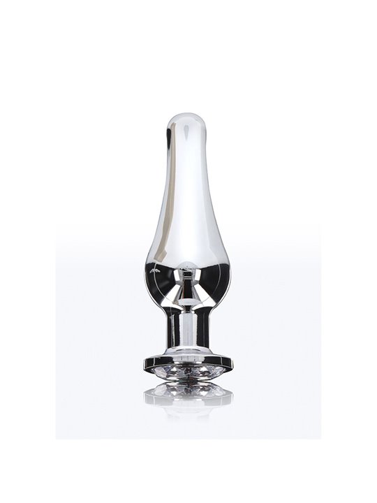 Toyjoy Diamond Bum Bijou Medium - Plug Anale in Alluminio con Diamante