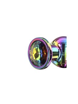 Toyjoy Twilight Bum Bijou Small - Plug Anale in Alluminio con Diamante