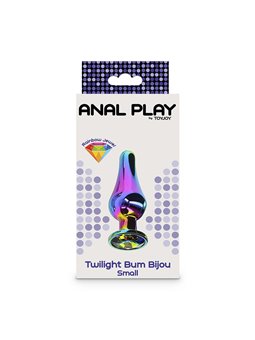Toyjoy Twilight Bum Bijou Small - Plug Anale in Alluminio con Diamante