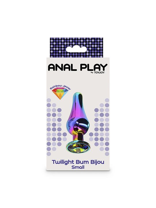 Toyjoy Twilight Bum Bijou Small - Plug Anale in Alluminio con Diamante