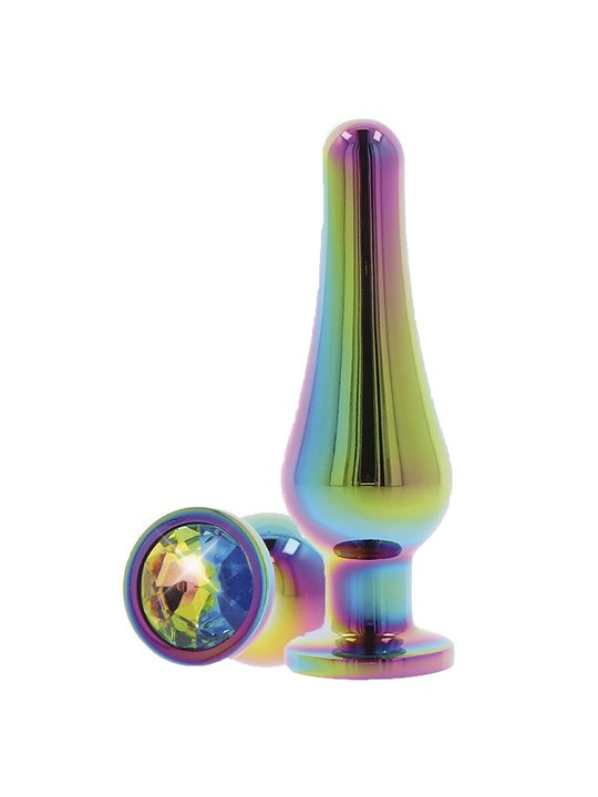 Toyjoy Twilight Bum Bijou Medium - Plug Anale in Alluminio con Diamante