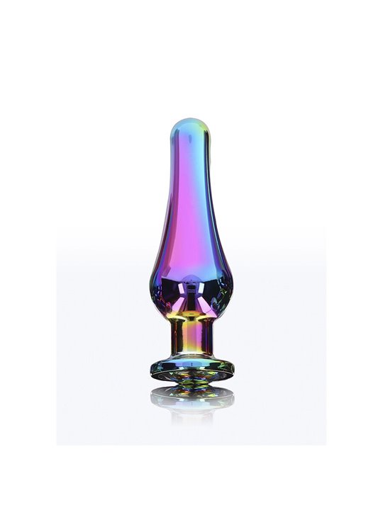 Toyjoy Twilight Bum Bijou Medium - Plug Anale in Alluminio con Diamante