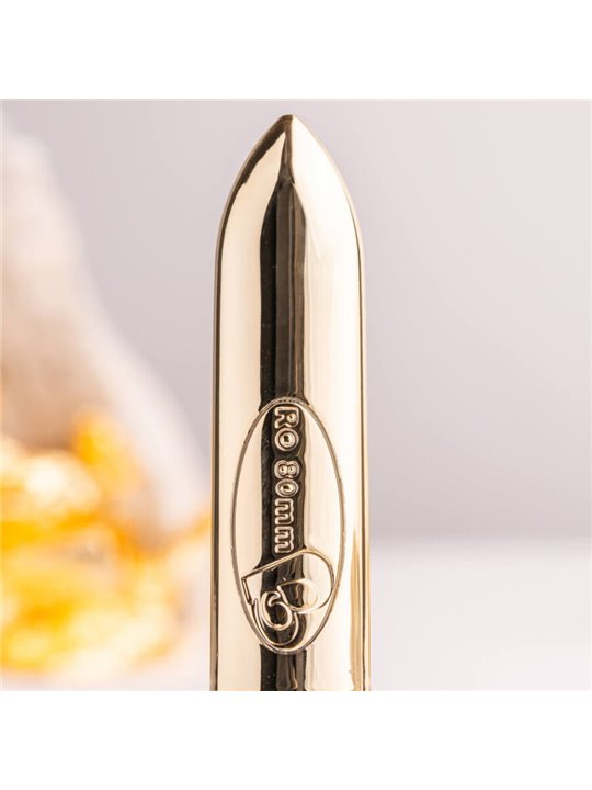 Rocks-Off RO-80 MM - Vibratore a Proiettile in Silicone Champagne