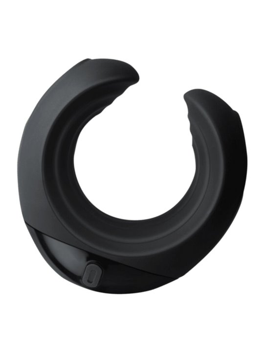 Rocks-Off Echo - Masturbatore Maschile in Silicone Nero con Vibrazione