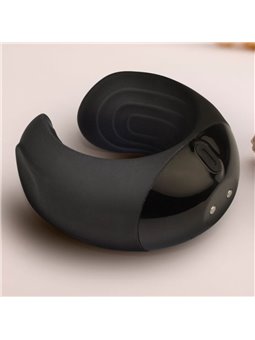 Rocks-Off Echo - Masturbatore Maschile in Silicone Nero con Vibrazione