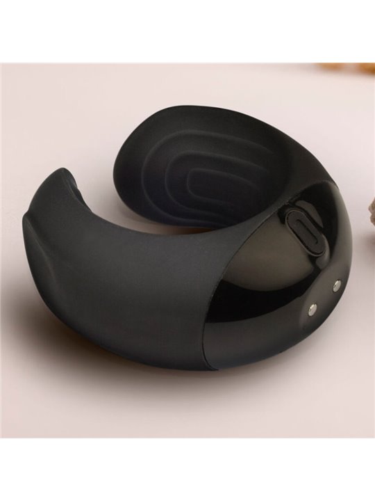 Rocks-Off Echo - Black Silicone Male Masturbator with Vibration