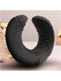 Rocks-Off Echo - Black Silicone Male Masturbator with Vibration