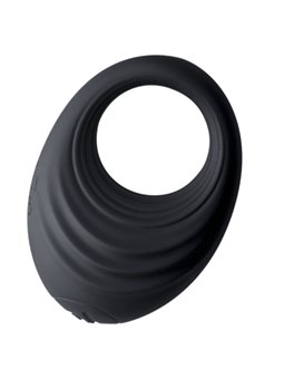Rocks-Off Spire - Anello Fallico Vibrante in Silicone Nero