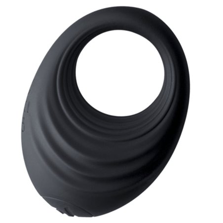 Rocks-Off Spire - Black Silicone Vibrating Cock Ring