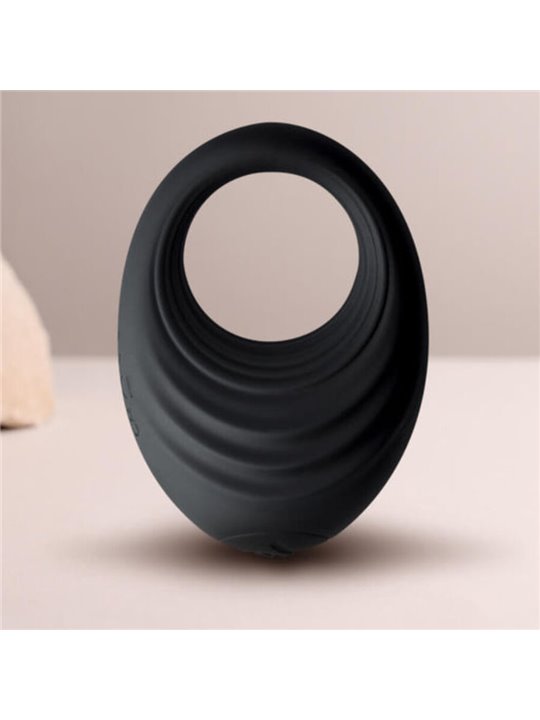 Rocks-Off Spire - Black Silicone Vibrating Cock Ring