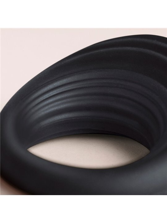 Rocks-Off Spire - Black Silicone Vibrating Cock Ring