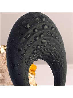 Rocks-Off Spire - Black Silicone Vibrating Cock Ring