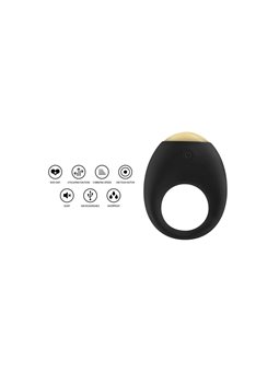Toyjoy Eclipse - Anello Fallico Vibrante con Luce Led Multicolore