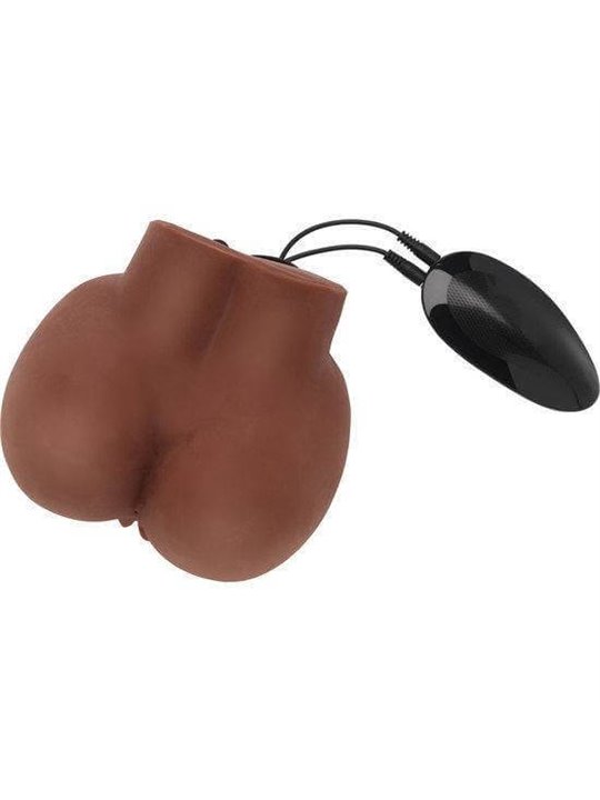 Act Big Ass Banger - Masturbatore Uomo Realistico Ano e Vagina con Vibrazione Marrone