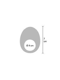 Toyjoy Eclipse - Anello Fallico Vibrante con Luce Led Multicolore