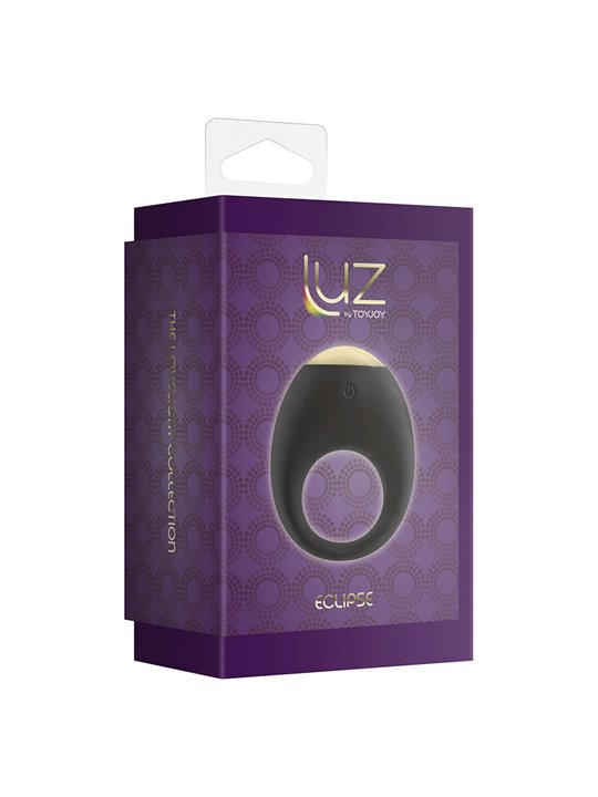 Toyjoy Eclipse - Anello Fallico Vibrante con Luce Led Multicolore