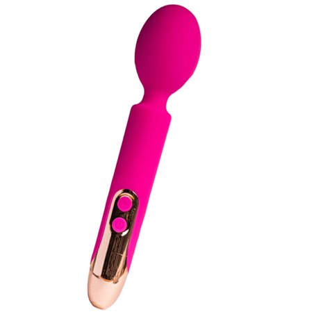 Rocks-Off Oriel - Vibratore a Bacchetta Fucsia con Testina Flessibile