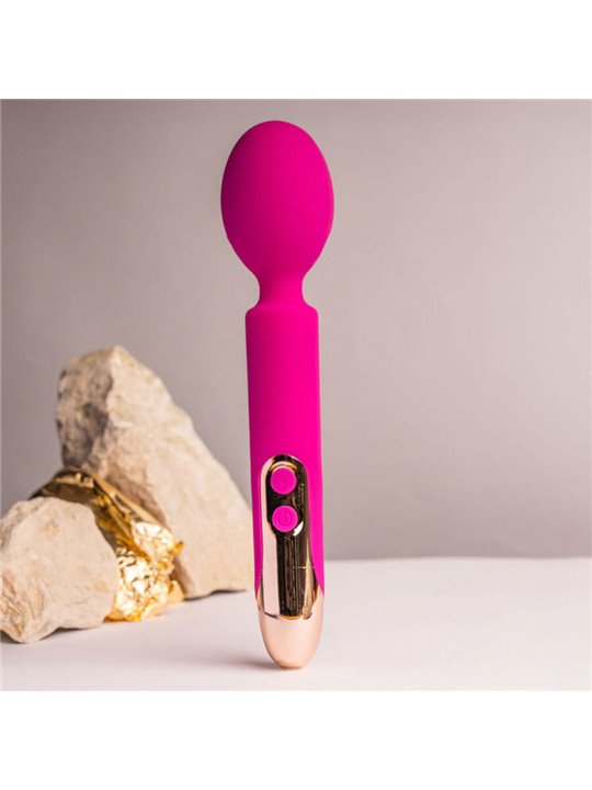 Rocks-Off Oriel - Fuchsia Wand Vibrator with Flexible Head