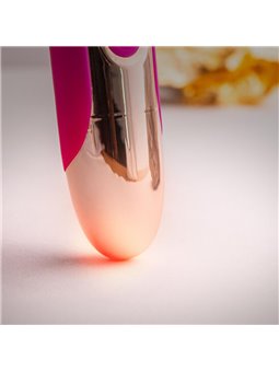 Rocks-Off Oriel - Vibratore a Bacchetta Fucsia con Testina Flessibile